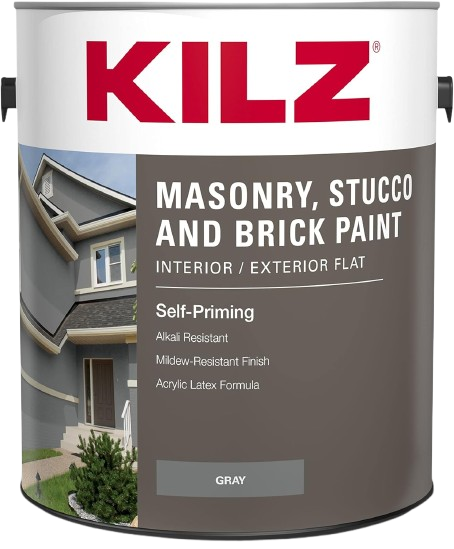 Gray Self-Priming Masonry Stucco Brick Surface Coating