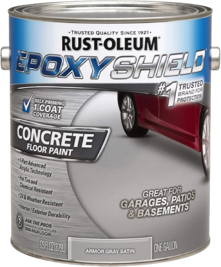 Gray Base Single Component Concrete Floor Armor Shield